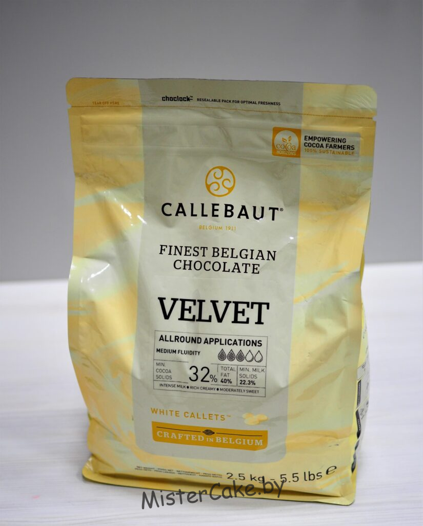 Белый шоколад Barry Callebaut (Барри Каллебаут) Velvet 32% 100гр ...