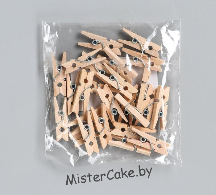  деревянные Доляна, 2,5 см, 24 шт | Mistercake.by
